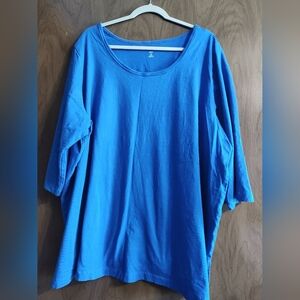 Woman Within Ladies Pullover Top.  Size 4X (34/36). Short Sleeves.